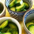 Asamiler's cooksnap of when they made 簡単！きゅうりの浅漬け.