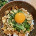 emiemisu's cooksnap of when they made 豚そぼろキムチ納豆丼.