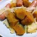 となかいとなこ's cooksnap of when they made キャベツ＆カボチャのほっこり蒸し♪.
