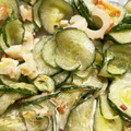 左官屋の奥さんです's cooksnap of when they made きゅうりと竹輪の和風マヨネーズ和え.
