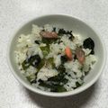 yuli1223's cooksnap of when they made 簡単！わかめご飯.