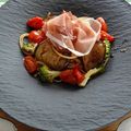 melmarilyn's cooksnap of when they made 生ハムとナスのパスタ.