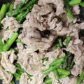 モモだもの's cooksnap of when they made 豚こまアスパラポン酢炒め　お弁当のおかず.