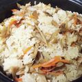 uic's cooksnap of when they made 炊飯器で　具たくさんな鶏ごぼうおこわ.