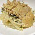 YU-ZEN's cooksnap of when they made フライパン10分鶏モモ蒸し鶏ヘルシー.