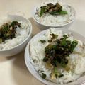 papikun's cooksnap of when they made ネギ大量消費☆家系！？俺のねぎめし.