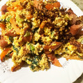 Sーアニィ's cooksnap of when they made 簡単離乳食☆納豆と小松菜の卵炒め.