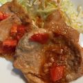 ほのぼのいっこ's cooksnap of when they made ご飯が進む！豚のトマト生姜焼き.