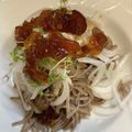 keipyon315's cooksnap of when they made サバ蕎麦 スペイン産オリーブオイルがけ.