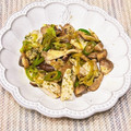 なつき☆ミ's cooksnap of when they made おつまみにも◎せせりときのこの炒め物♪.