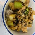 yu-kunmama's cooksnap of when they made 簡単にお店の味！香ばしだれのねぎま焼鳥丼.