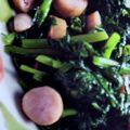くりしぃ's cooksnap of when they made 春菊とウインナー炒め.