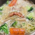 料理男子部🍻's cooksnap of when they made キャベツとソーセージのポトフ風パスタ.
