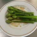 Yokchina's cooksnap of when they made 葱坊主のわさびじょうゆ♪.