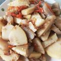 まい0202's cooksnap of when they made 簡単副菜⭐筍と蒟蒻の味噌炒め⭐お弁当にも.