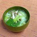 島子☆'s cooksnap of when they made しめじとチンゲンサイの塩麹スープ.