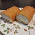 ほか弁ママ's cooksnap of when they made ふわふわ＊レアチーズクリームロールケーキ.