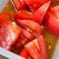 めーぷるポッケ's cooksnap of when they made 簡単あと一品♪子供大好きトマトの甘酢和え.