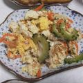 きらり流れ星's cooksnap of when they made ゴーヤとシーチキンのチャンプルー.