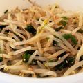 ロミみ's cooksnap of when they made モヤシとほうれん草のピリ辛ナムル.