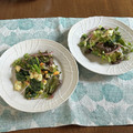yesmama's cooksnap of when they made １束完食！　ほうれん草と卵の塩麹サラダ♪.