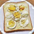 ＊なぁ＊'s cooksnap of when they made ゆでたまごトースト.