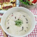 在宅勤務のおじさん's cooksnap of when they made ☆きのことベーコンのクリームスープ☆.