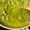 おが氏's cooksnap of when they made ほうれん草のグリーンカレー★.