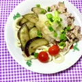 ふたごゆき's cooksnap of when they made ナスの揚げ浸しon冷しゃぶおろしうどん.