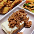 ちょちょこ✫'s cooksnap of when they made おつまみにも♪厚揚げチーズ納豆.