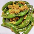 じぐろ婦人's cooksnap of when they made スナップエンドウと玉子の簡単炒め.