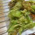 ☆motsu☆'s cooksnap of when they made 捨てないで！うすいえんどう鞘のかき揚げ.