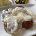 ようぷりん's cooksnap of when they made ハンバーグに～♫チーズクリームソース.