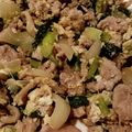 Ｍぱん's cooksnap of when they made 給食☆豚肉と小松菜の卵丼.
