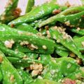 monjimari's cooksnap of when they made 10分で完成！絹さやの胡麻ナムル.