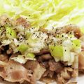 てらさわん's cooksnap of when they made ねぎ塩だれでさっぱり！豚ばら薄切り焼き肉.