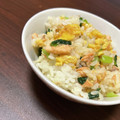 まりのすけ0628's cooksnap of when they made 簡単混ぜるだけ☆鮭と小松菜と卵の混ぜご飯.
