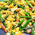 見習い主婦ゆん's cooksnap of when they made 簡単♪アスパラとウインナーの中華卵炒め★.