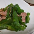 fu♪♪'s cooksnap of when they made ピーマンとスライスハムの炒めもの.