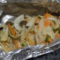 fu♪♪'s cooksnap of when they made 鮭の味噌マヨホイル焼き☆.