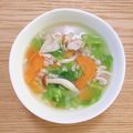 コムギ大好き's cooksnap of when they made もち麦入り、色々野菜と豚肉の塩麹スープ.