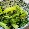t_ohta's cooksnap of when they made 白菜花の胡麻和え♡菜花和え物.