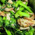 ミント🌿's cooksnap of when they made 菜の花と焼き舞茸の粒マスタード和え.