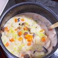 すこちゃぼ's cooksnap of when they made 【学校給食】きのこの豆乳スープ.