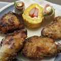 もちっこ橙色's cooksnap of when they made 父の日に、お花風おつまみ♡.