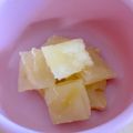 きいさゆ's cooksnap of when they made さつま芋とりんごの手掴み離乳食 後期.