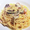 kaori238's cooksnap of when they made きのことベーコンのワンポットパスタ.