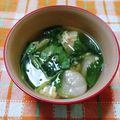ﾁｲﾁｬﾝﾏﾏ's cooksnap of when they made 三つ葉の香り楽しむ♪ かき玉汁.