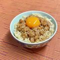 島子☆'s cooksnap of when they made 簡単一人飯♡豆板醤ご飯の納豆卵かけご飯♡.