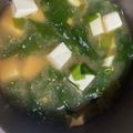 猫のミイヤ's cooksnap of when they made 時短5分で【豆腐とワカメの味噌汁】.